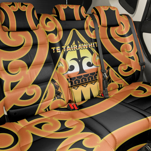 New Zealand Te Tairawhiti Back Car Seat Cover Maori Koru Pattern