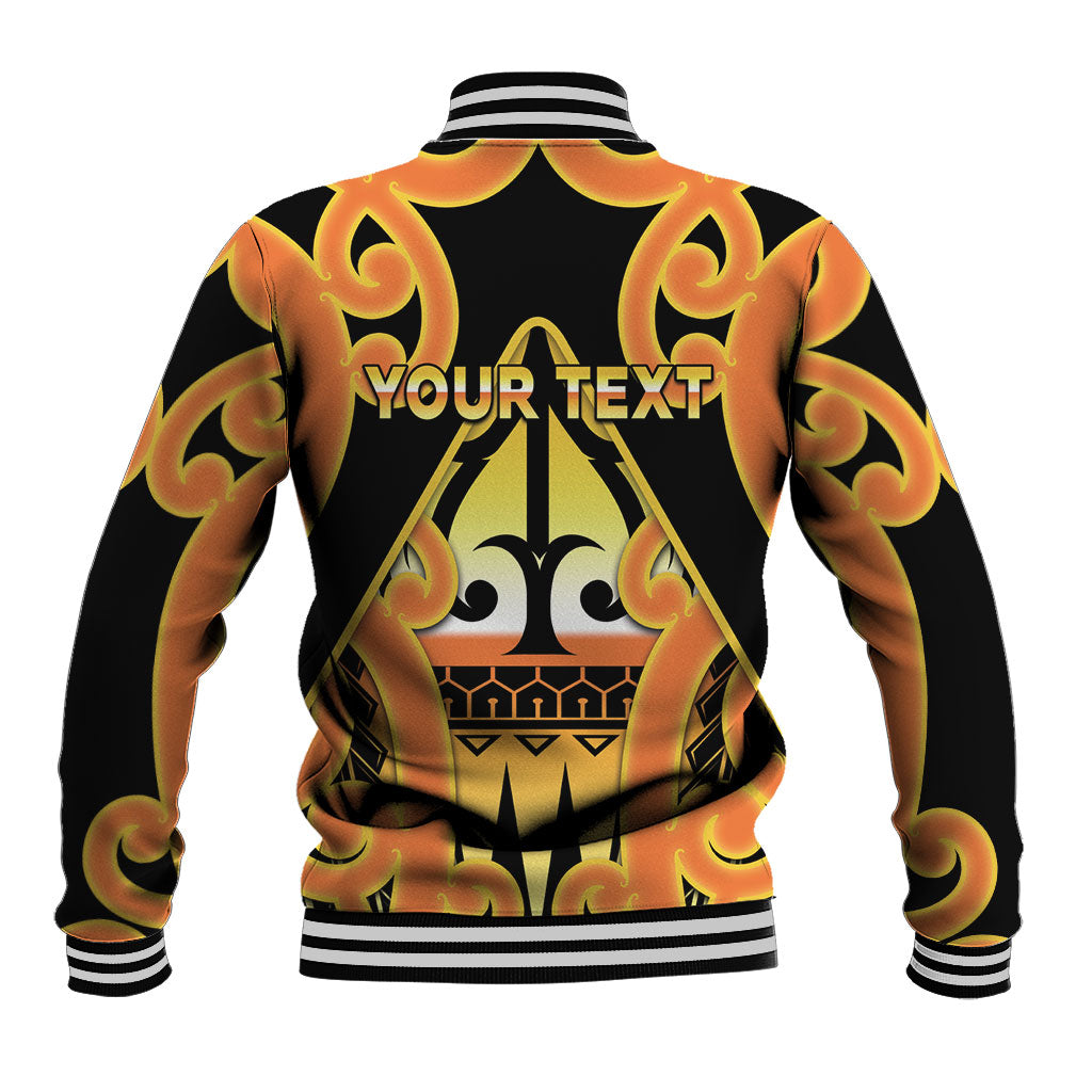 Personalised New Zealand Te Tairawhiti Baseball Jacket Maori Koru Pattern