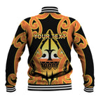 Personalised New Zealand Te Tairawhiti Baseball Jacket Maori Koru Pattern