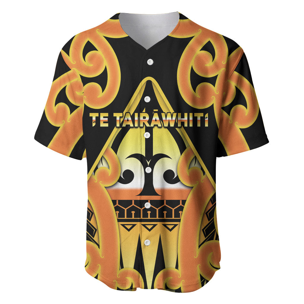 Personalised New Zealand Te Tairawhiti Baseball Jersey Maori Koru Pattern