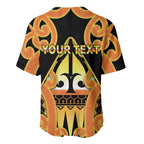 Personalised New Zealand Te Tairawhiti Baseball Jersey Maori Koru Pattern