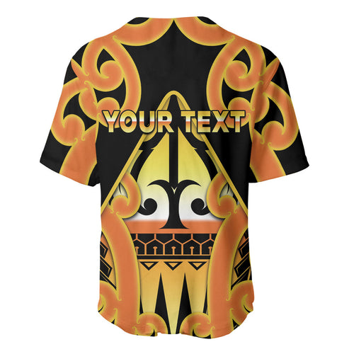 Personalised New Zealand Te Tairawhiti Baseball Jersey Maori Koru Pattern