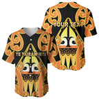Personalised New Zealand Te Tairawhiti Baseball Jersey Maori Koru Pattern
