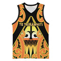 Personalised New Zealand Te Tairawhiti Basketball Jersey Maori Koru Pattern