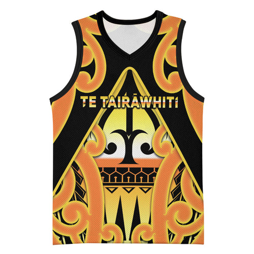 Personalised New Zealand Te Tairawhiti Basketball Jersey Maori Koru Pattern