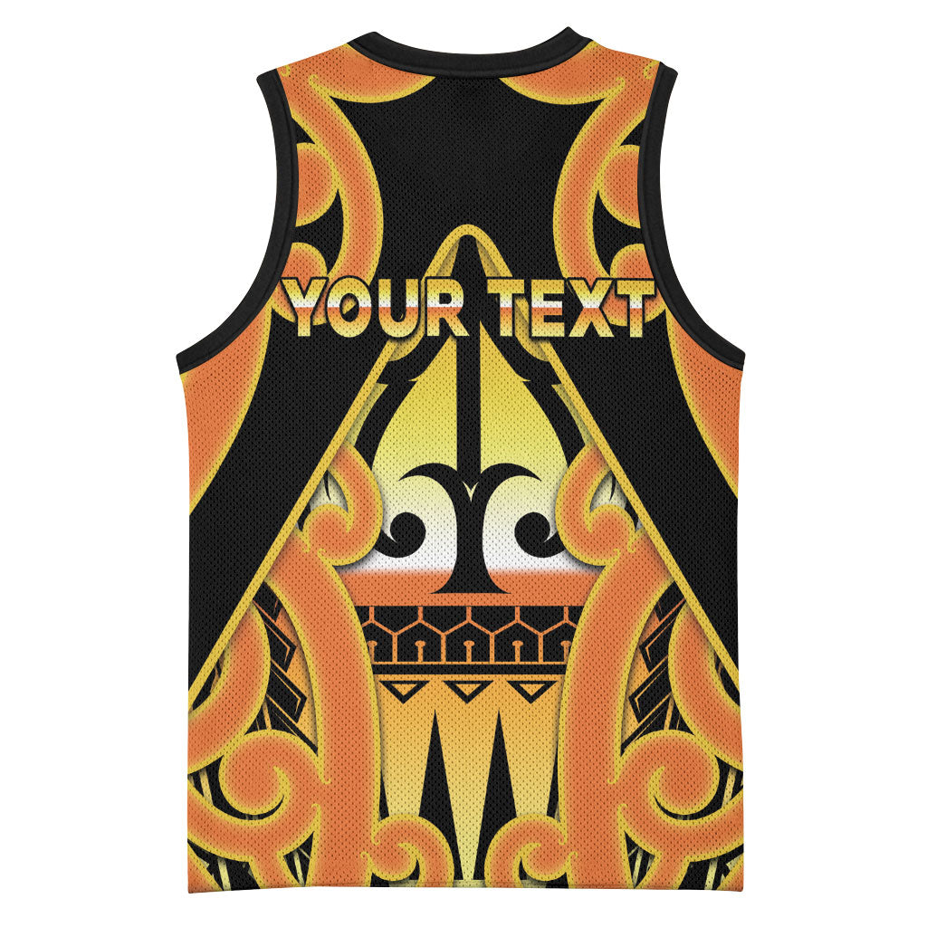 Personalised New Zealand Te Tairawhiti Basketball Jersey Maori Koru Pattern