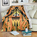 New Zealand Te Tairawhiti Blanket Maori Koru Pattern