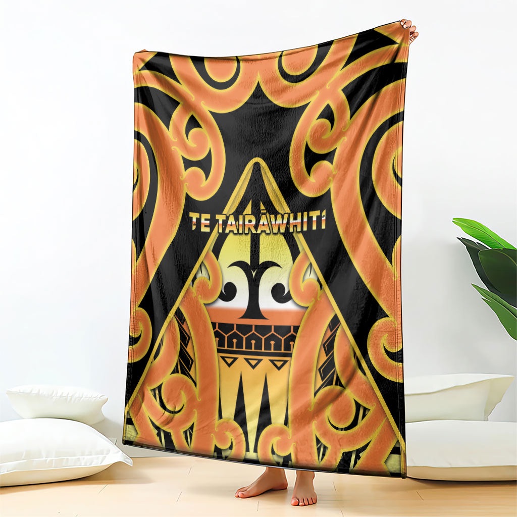 New Zealand Te Tairawhiti Blanket Maori Koru Pattern