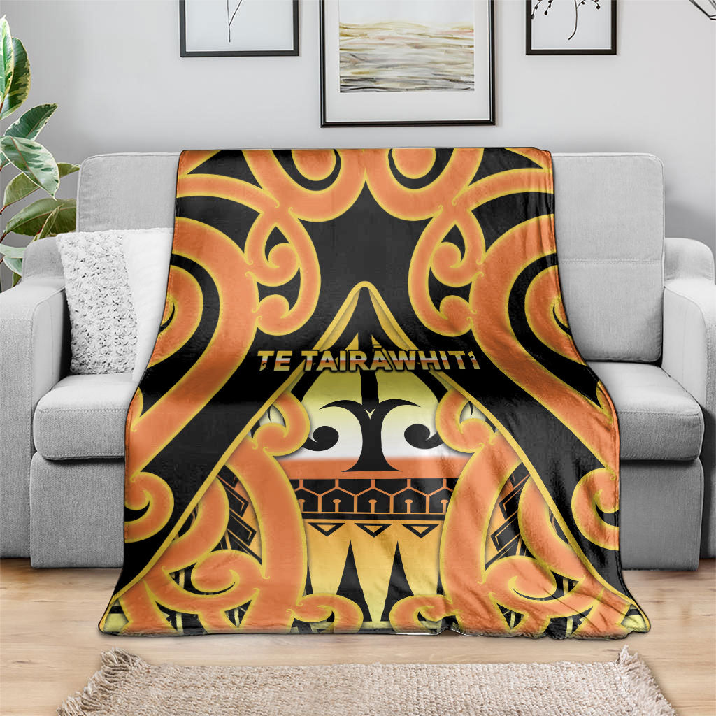New Zealand Te Tairawhiti Blanket Maori Koru Pattern