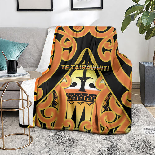 New Zealand Te Tairawhiti Blanket Maori Koru Pattern
