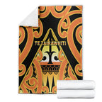 New Zealand Te Tairawhiti Blanket Maori Koru Pattern