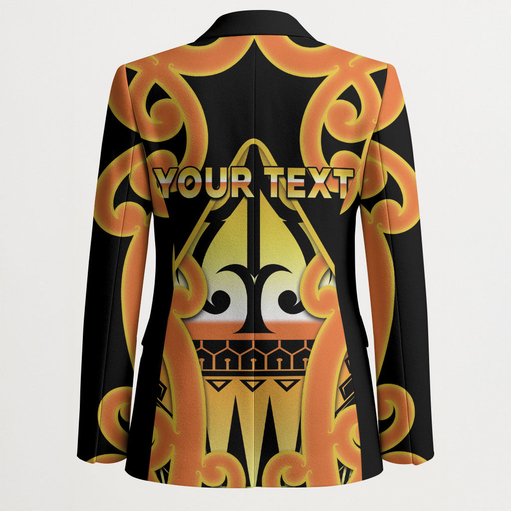 Personalised New Zealand Te Tairawhiti Blazer Maori Koru Pattern