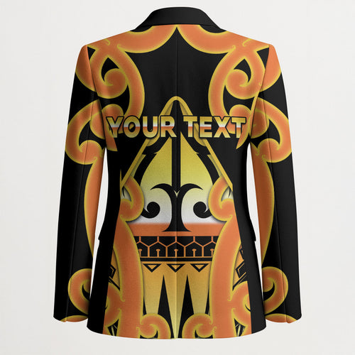 Personalised New Zealand Te Tairawhiti Blazer Maori Koru Pattern