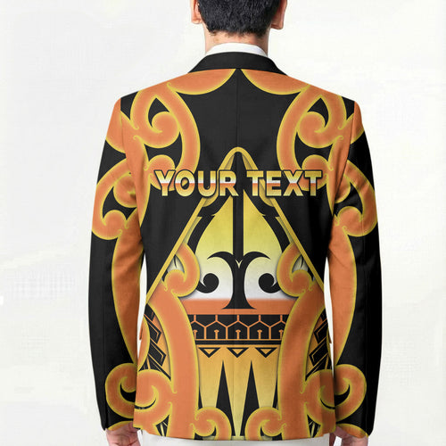 Personalised New Zealand Te Tairawhiti Blazer Maori Koru Pattern