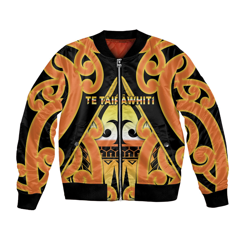 Personalised New Zealand Te Tairawhiti Bomber Jacket Maori Koru Pattern
