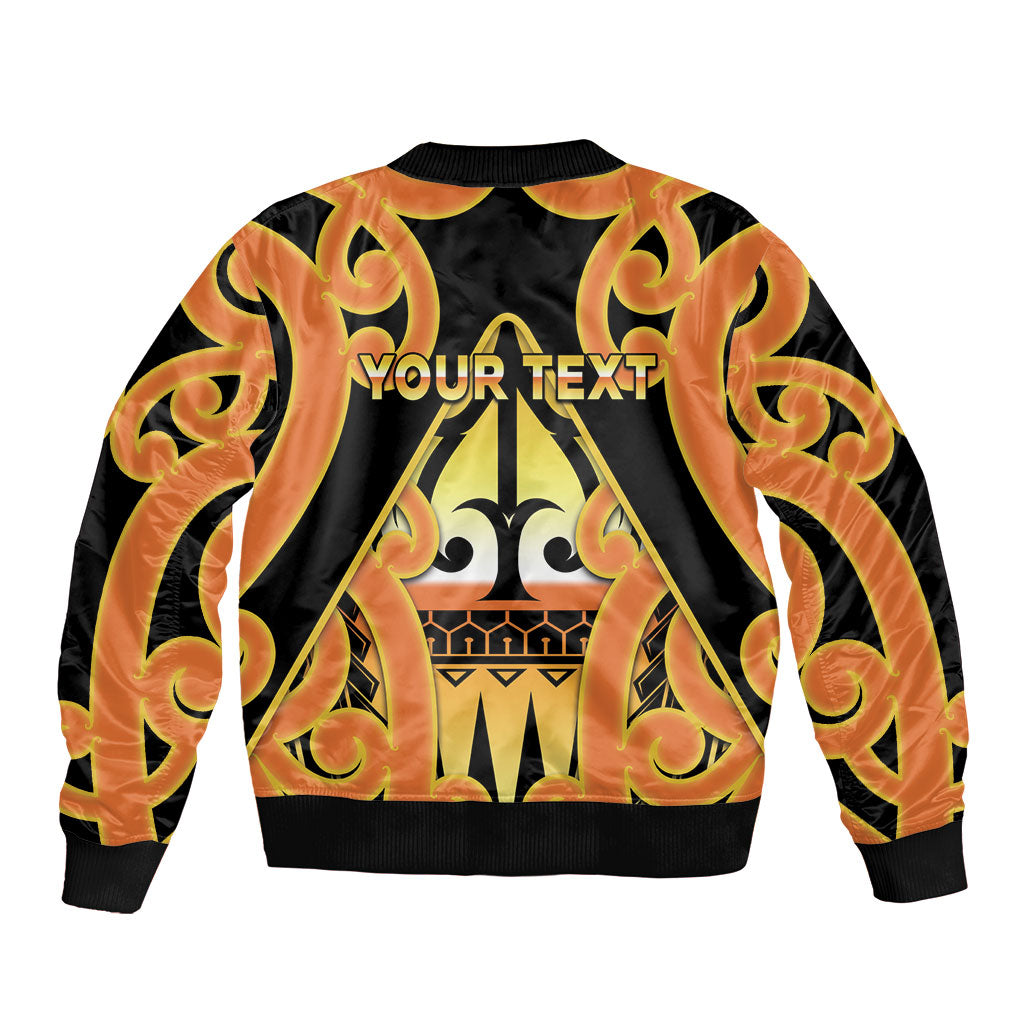 Personalised New Zealand Te Tairawhiti Bomber Jacket Maori Koru Pattern