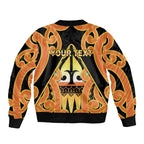 Personalised New Zealand Te Tairawhiti Bomber Jacket Maori Koru Pattern