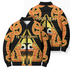 Personalised New Zealand Te Tairawhiti Bomber Puffer Jacket Maori Koru Pattern