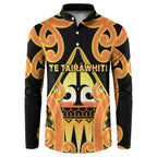 Personalised New Zealand Te Tairawhiti Button Sweatshirt Maori Koru Pattern