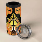 Personalised New Zealand Te Tairawhiti 4 in 1 Can Cooler Tumbler Maori Koru Pattern