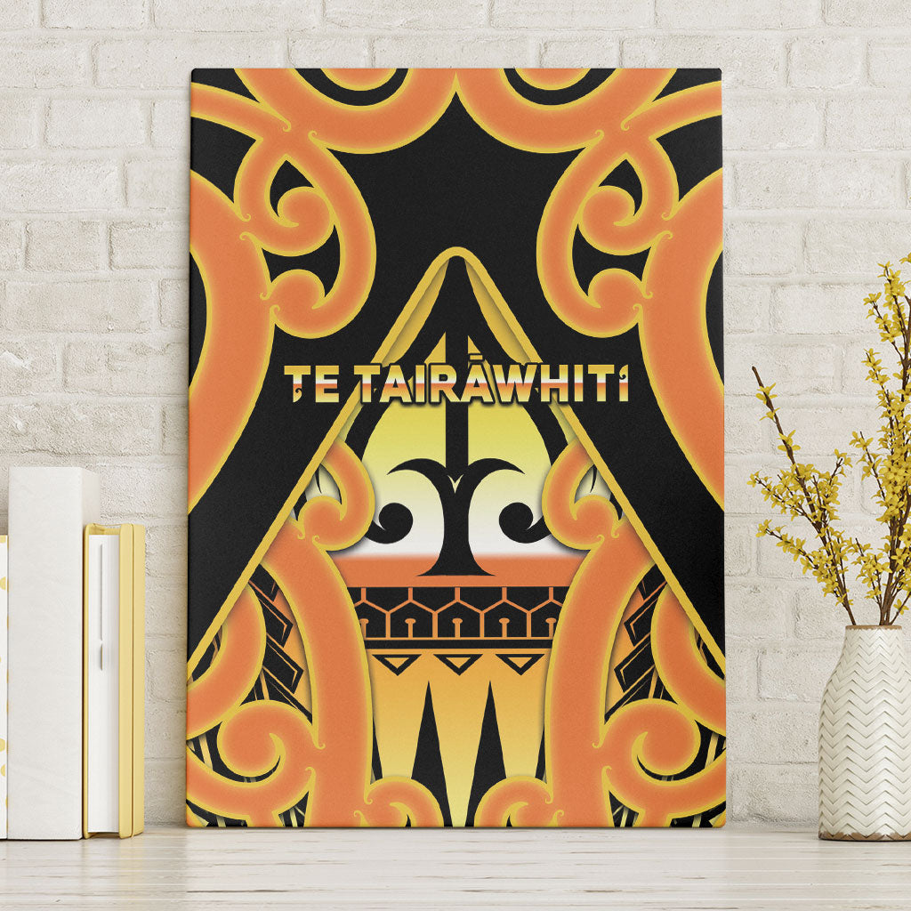 New Zealand Te Tairawhiti Canvas Wall Art Maori Koru Pattern