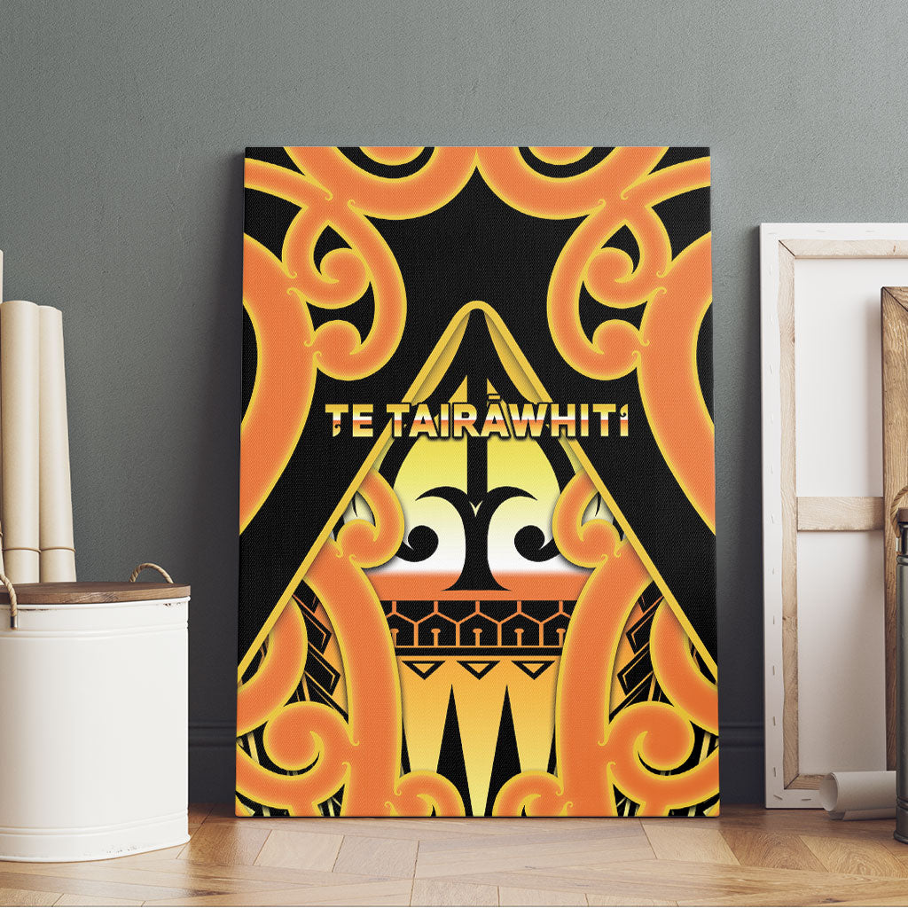 New Zealand Te Tairawhiti Canvas Wall Art Maori Koru Pattern