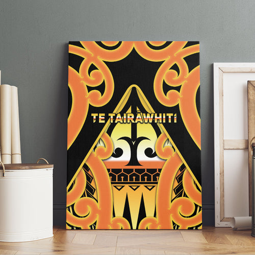 New Zealand Te Tairawhiti Canvas Wall Art Maori Koru Pattern