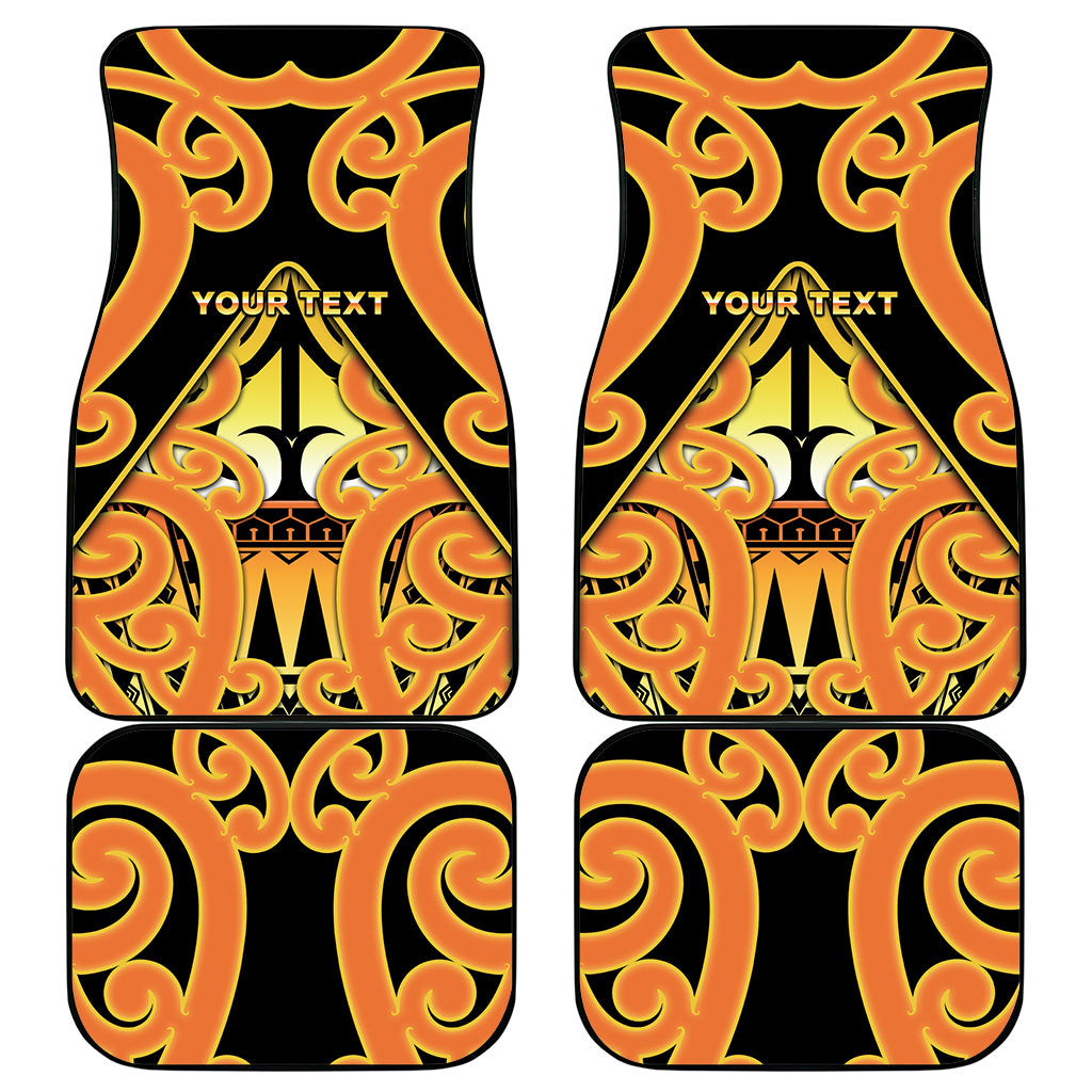 Personalised New Zealand Te Tairawhiti Car Mats Maori Koru Pattern