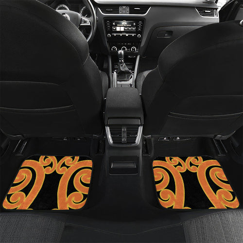 Personalised New Zealand Te Tairawhiti Car Mats Maori Koru Pattern