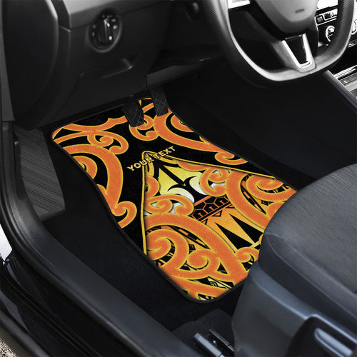 Personalised New Zealand Te Tairawhiti Car Mats Maori Koru Pattern