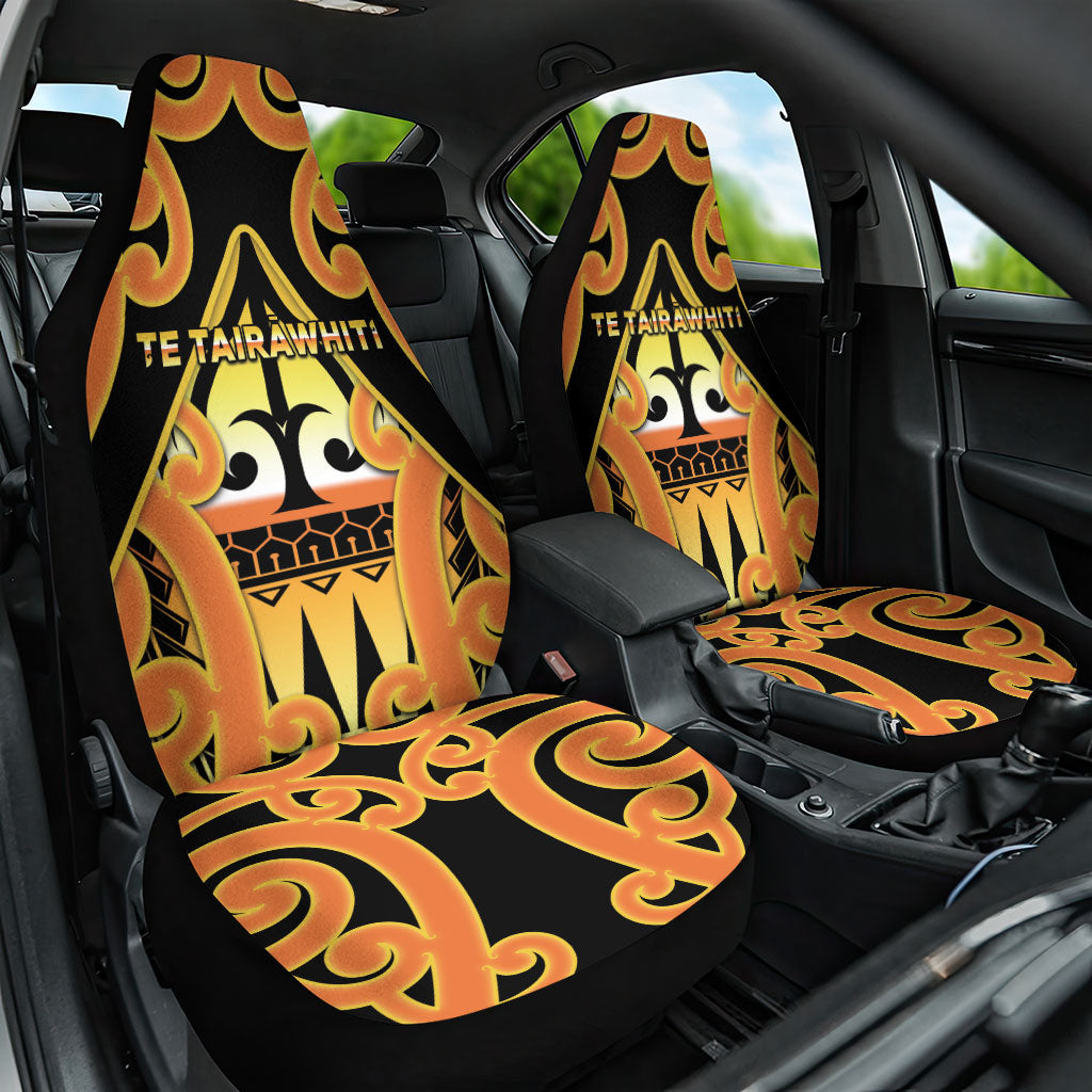 New Zealand Te Tairawhiti Car Seat Cover Maori Koru Pattern