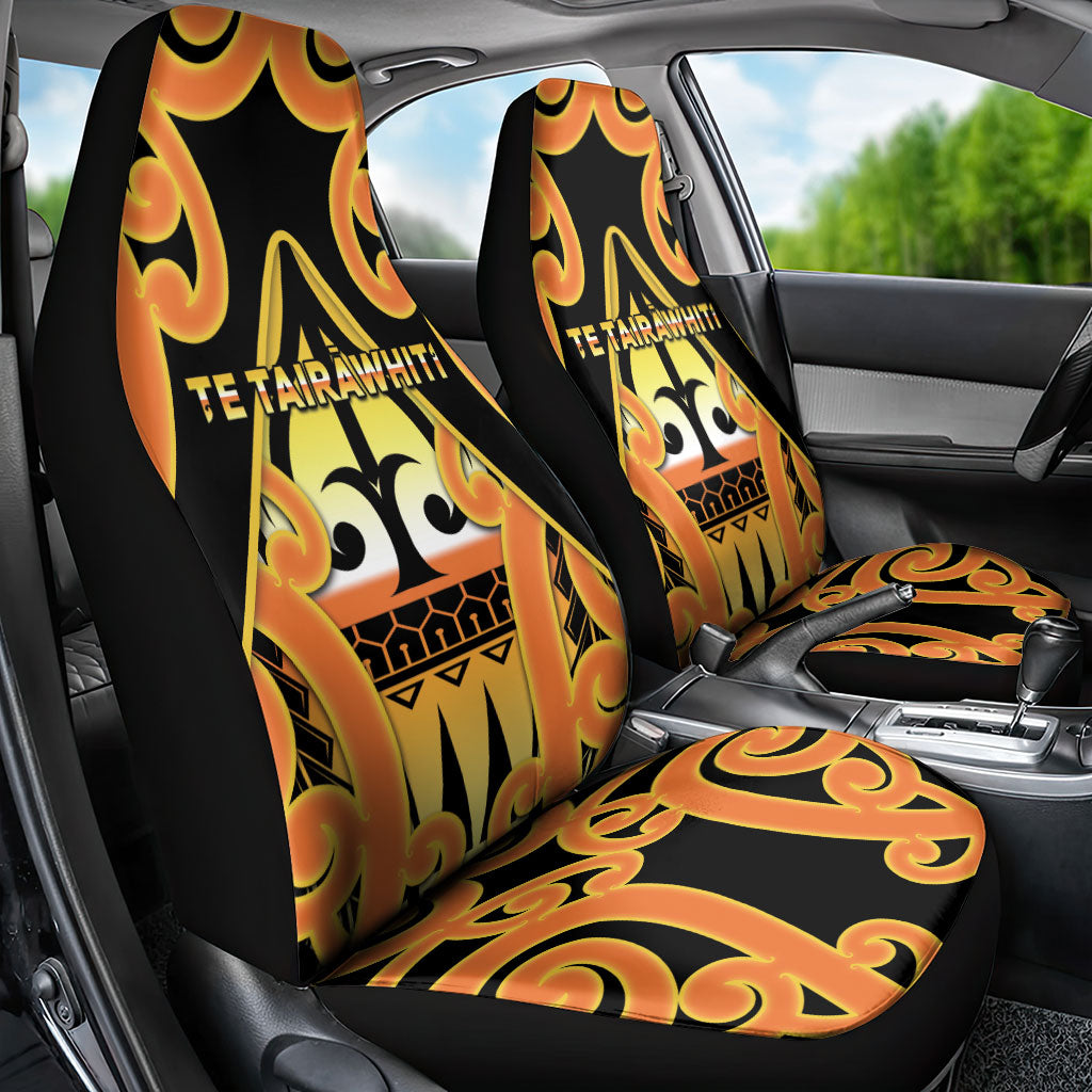 New Zealand Te Tairawhiti Car Seat Cover Maori Koru Pattern