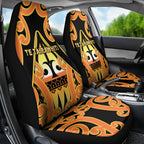 New Zealand Te Tairawhiti Car Seat Cover Maori Koru Pattern