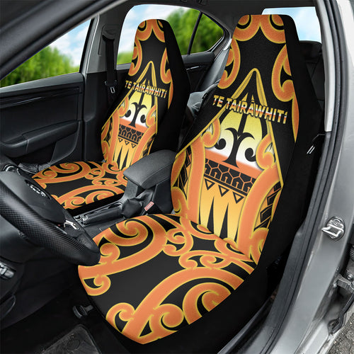 New Zealand Te Tairawhiti Car Seat Cover Maori Koru Pattern