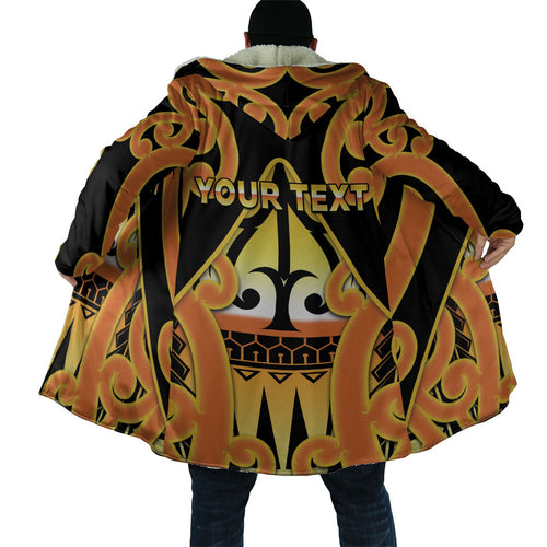 Personalised New Zealand Te Tairawhiti Cloak Maori Koru Pattern
