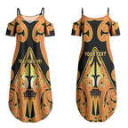 Personalised New Zealand Te Tairawhiti Couples Matching Summer Maxi Dress and Hawaiian Shirt Maori Koru Pattern