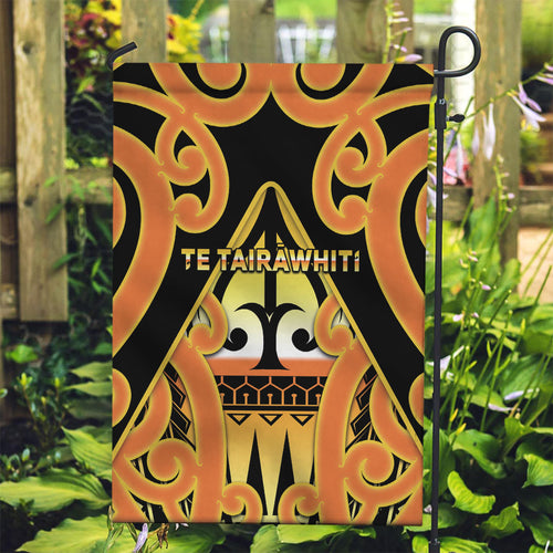 New Zealand Te Tairawhiti Garden Flag Maori Koru Pattern