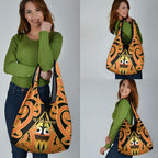 New Zealand Te Tairawhiti Grocery Bag Maori Koru Pattern