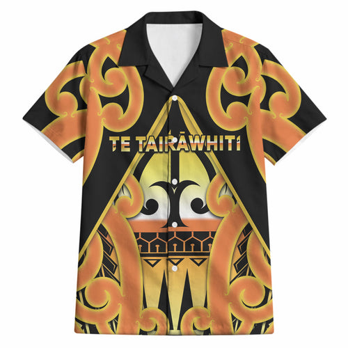 Personalised New Zealand Te Tairawhiti Hawaiian Shirt Maori Koru Pattern