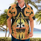 Personalised New Zealand Te Tairawhiti Hawaiian Shirt Maori Koru Pattern