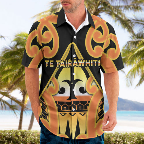 Personalised New Zealand Te Tairawhiti Hawaiian Shirt Maori Koru Pattern