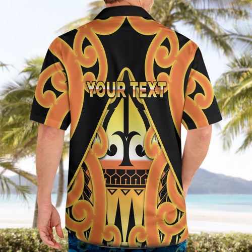 Personalised New Zealand Te Tairawhiti Hawaiian Shirt Maori Koru Pattern
