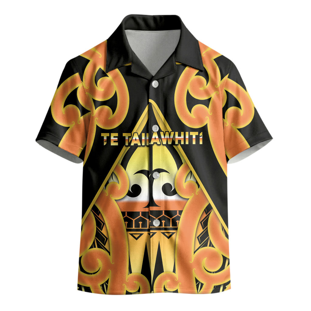 Personalised New Zealand Te Tairawhiti Kid Hawaiian Shirt Maori Koru Pattern
