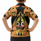 Personalised New Zealand Te Tairawhiti Kid Hawaiian Shirt Maori Koru Pattern