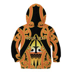 Personalised New Zealand Te Tairawhiti Kid Hoodie Maori Koru Pattern