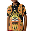 Personalised New Zealand Te Tairawhiti Kid Polo Shirt Maori Koru Pattern