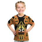 Personalised New Zealand Te Tairawhiti Kid T Shirt Maori Koru Pattern