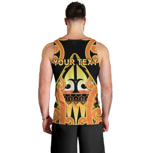Personalised New Zealand Te Tairawhiti Men Tank Top Maori Koru Pattern