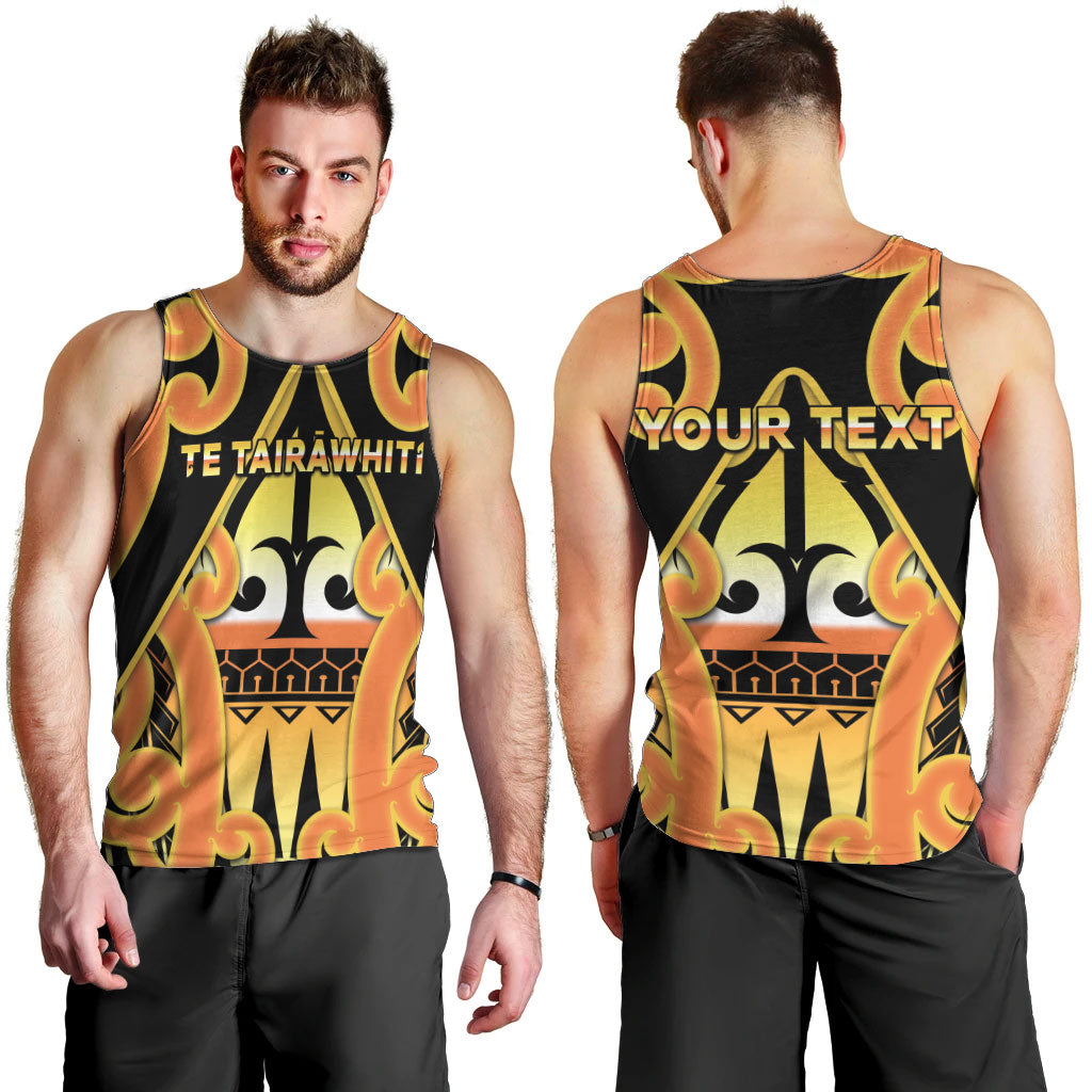 Personalised New Zealand Te Tairawhiti Men Tank Top Maori Koru Pattern