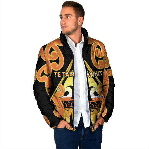 Personalised New Zealand Te Tairawhiti Padded Jacket Maori Koru Pattern
